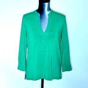 Majestic Filatures viscose/ elastin blend top